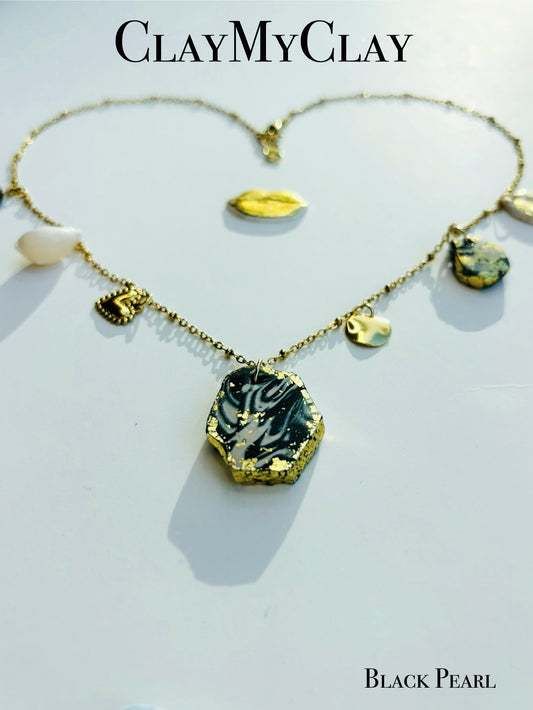 .NECKLACE - Black Pearl