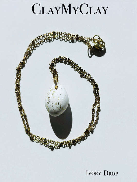.NECKLACE - Ivory Drop