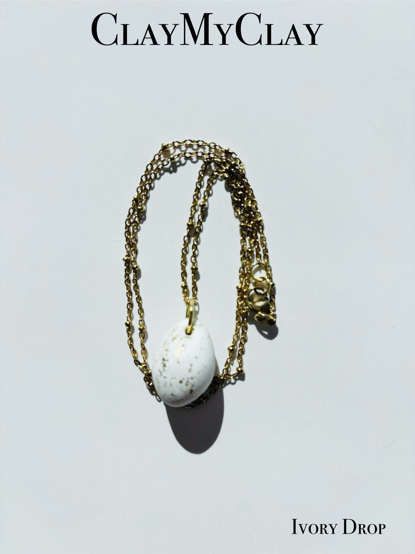 .NECKLACE - Ivory Drop