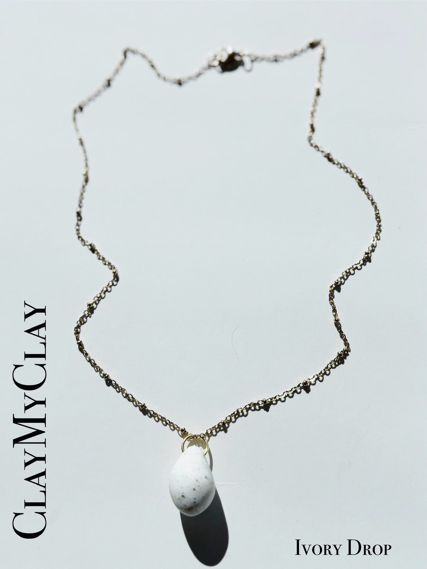 .NECKLACE - Ivory Drop