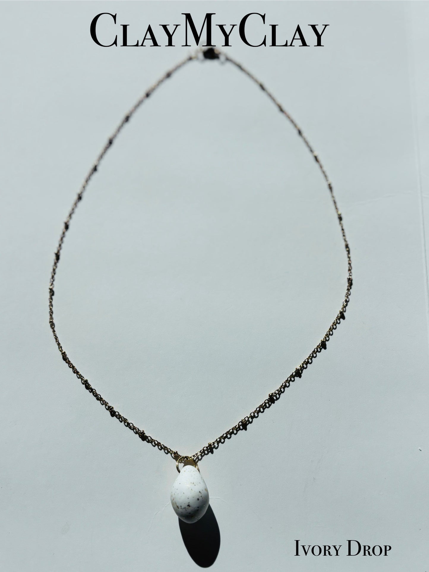 .NECKLACE - Ivory Drop